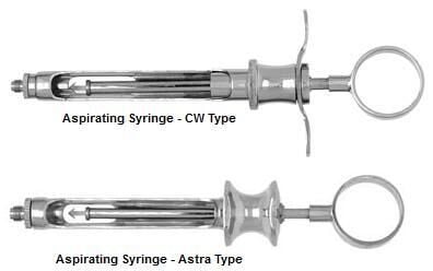 Aspirating Syringes - Dexiter