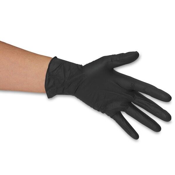 Nitrile Black Exam Powder-Free Gloves - Diamond