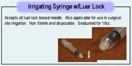 Irrigating Syringe W/Luer Lock