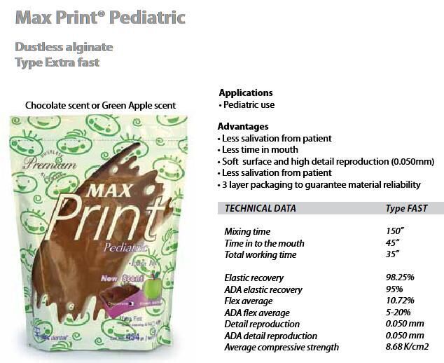 Max Print Pediatric Alginate