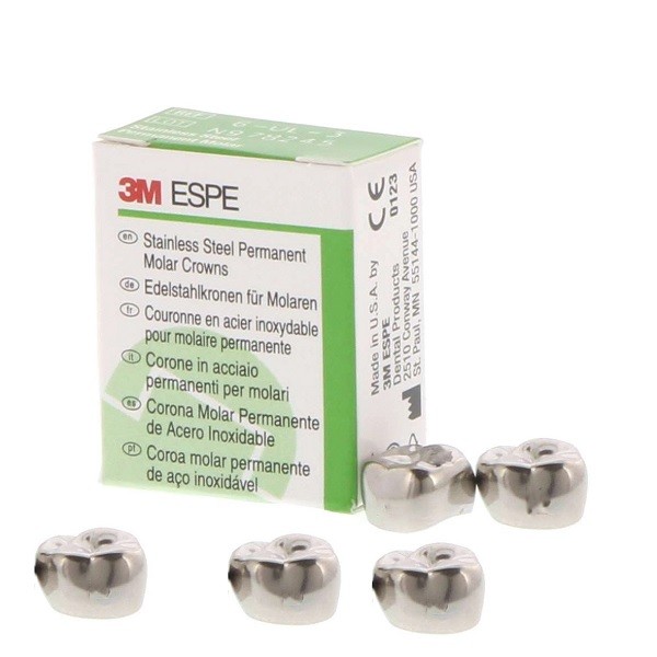 Permanent Molar Crowns Stainless Steel - 3M ESPE