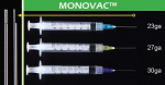 Monovac Irrigation Syringes with Tips