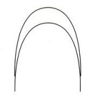 NiTi Archwire Natural 014 x 025