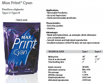 Max Print Cyan Alginate - MDC