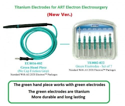 Titanium Electrodes for ART Electrosurgery